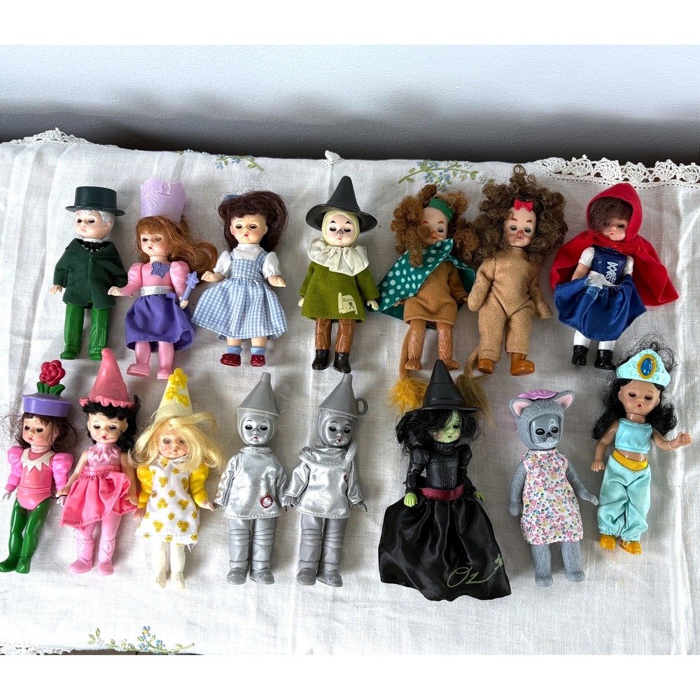 Vintage McDonalds Madame Alexander Wizard of Oz Storybook Doll Lot 15pc